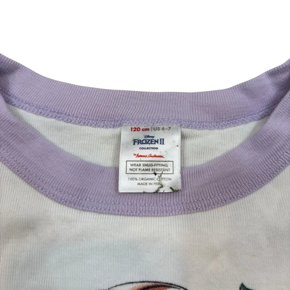 Girl’s Frozen II Hannah‎ Andersson Two Piece Pajama Set Size 6-7